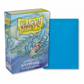 Dragon Shield - 60 protège-cartes japanese size Mat - sapphire