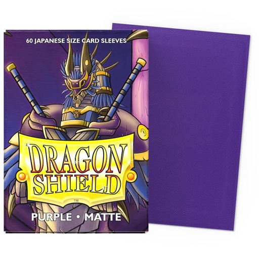Dragon Shield - 60 protège-cartes japanese size Mat - purple