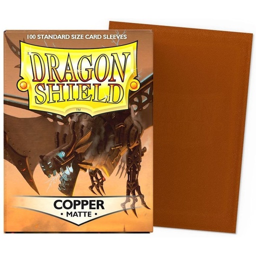 Dragon Shield - 100 protège-cartes standard size Mat - copper