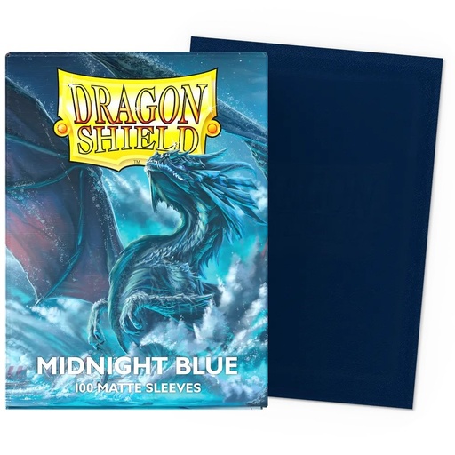 Dragon Shield - 100 protège-cartes standard size Mat - Midnight blue
